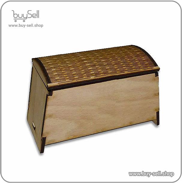 laser cutting pattern of trapezoidal jewelry box