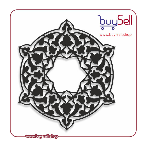 وکتور تذهیب گرد کد 1052