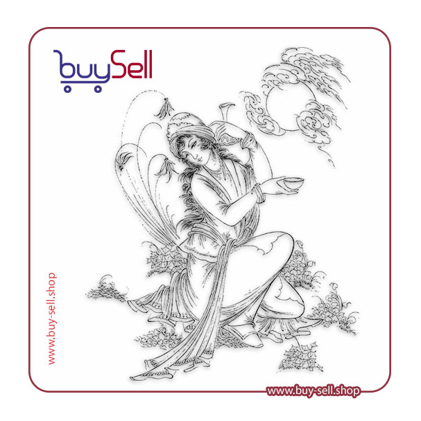 Editable vector of Leyli and Majnun miniature – code 5