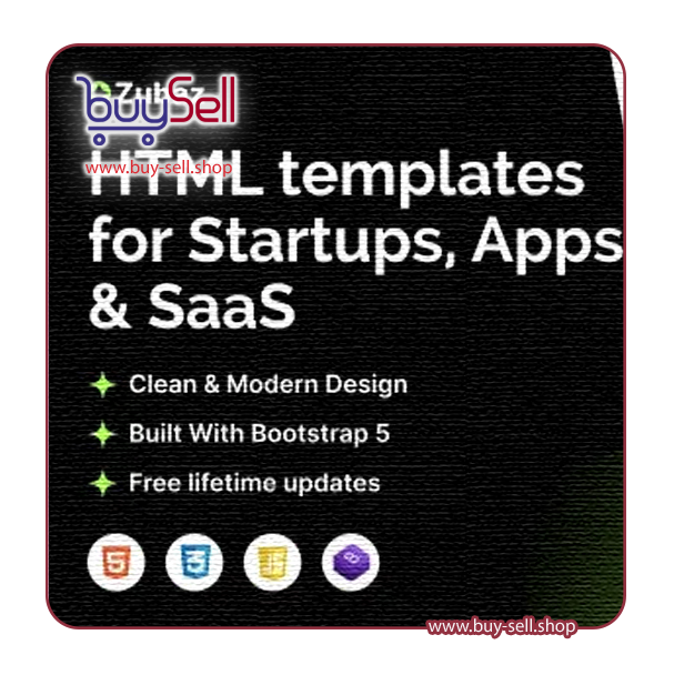 Download Zubaz HTML SaaS and startup template
