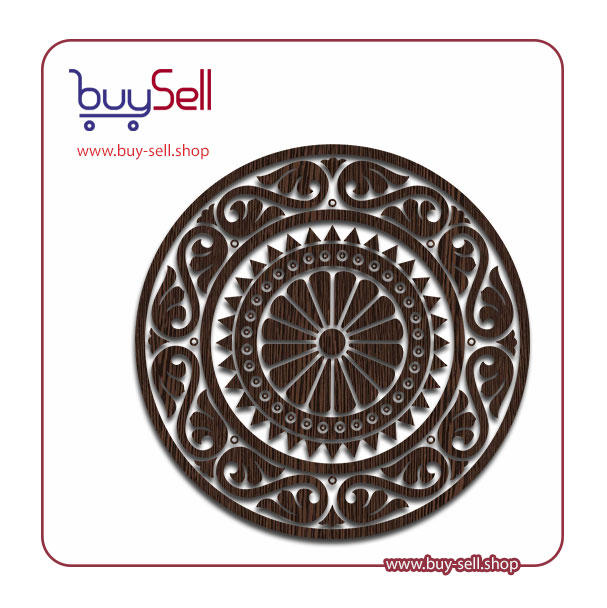 Editable vector of Tazhib design – model 022