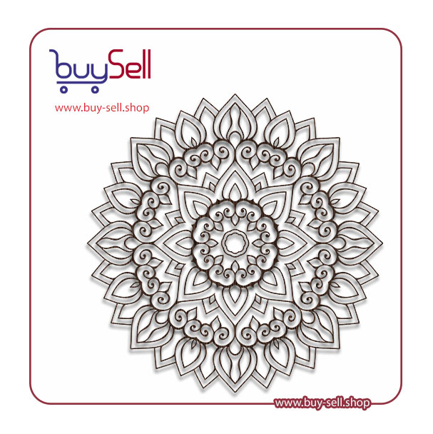 Editable vector of Tazhib design – model 032