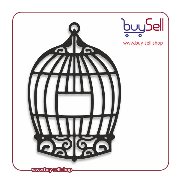 وکتور قفس پرنده کد 3