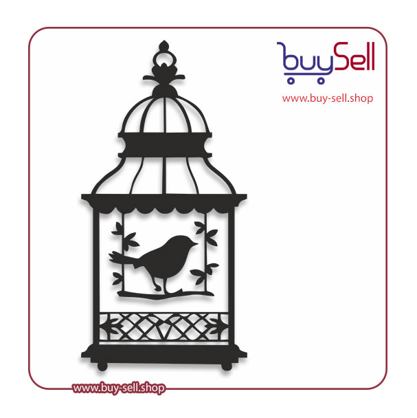 Bird and cage vector code 2