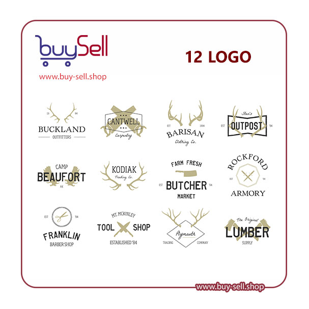 وکتور لوگو کد vintage-logo-bundle