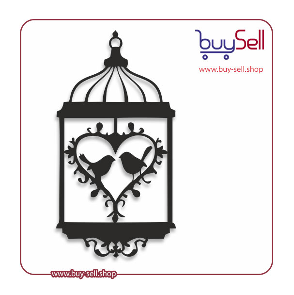 Bird in cage vector code 4