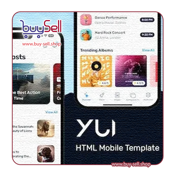 Yui HTML Mobile Template