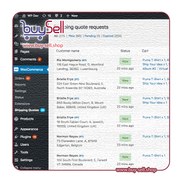 Download the WooCommerce Contact for Shipping Quote plugin for WooCommerce