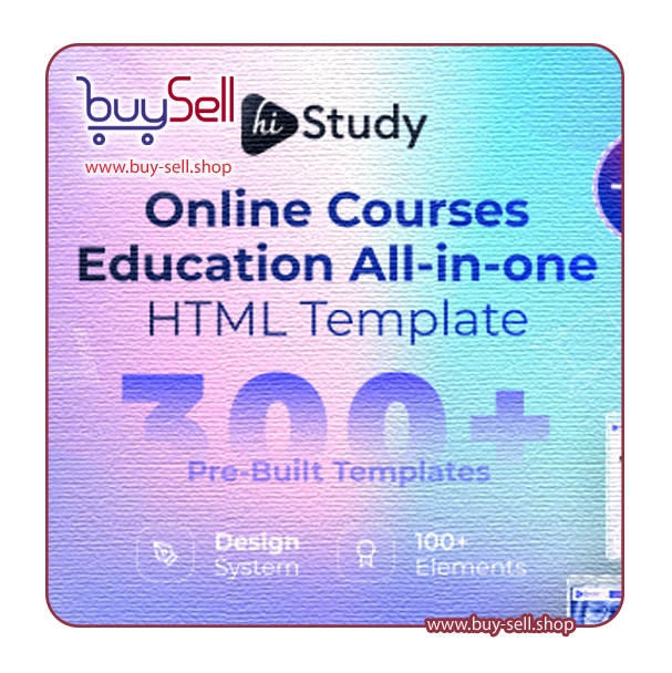 Download HiStudy template HTML online education template
