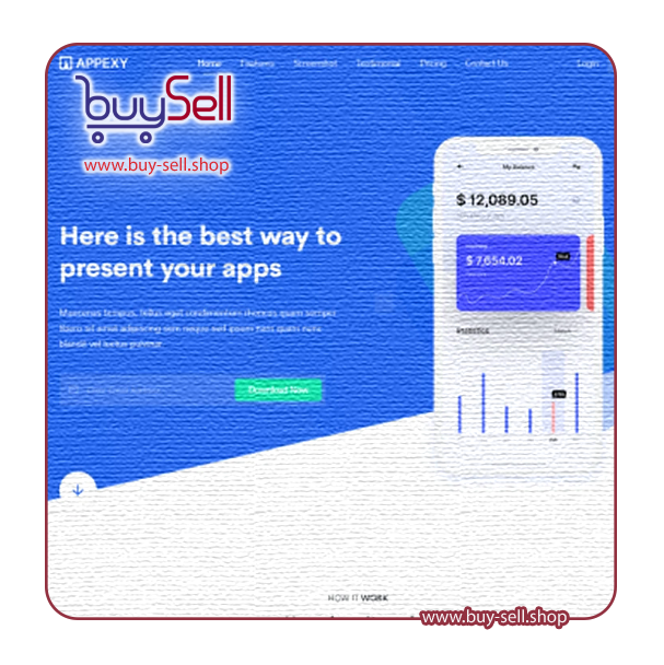 appexy vue landing page template