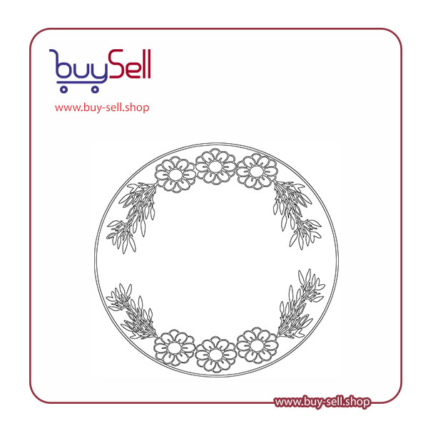 Floral wreath vector