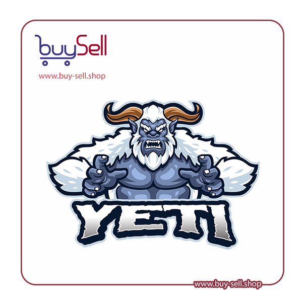 Editable vector of logo – code: Yeti-Mascot-Logo