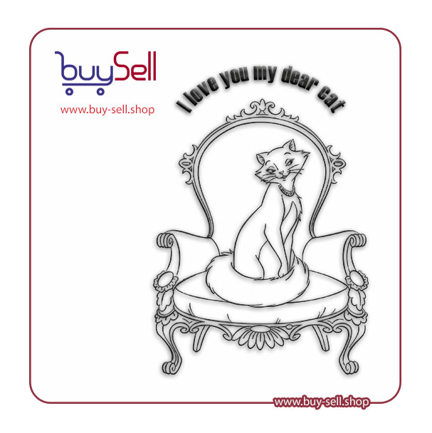 Editable vector of a miniature cat design