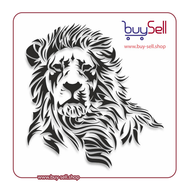 Wild animals vector – floral lion image code 1