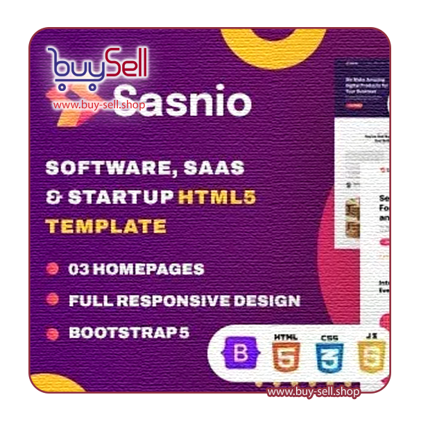 Download Sasnio – HTML5 Startup Template
