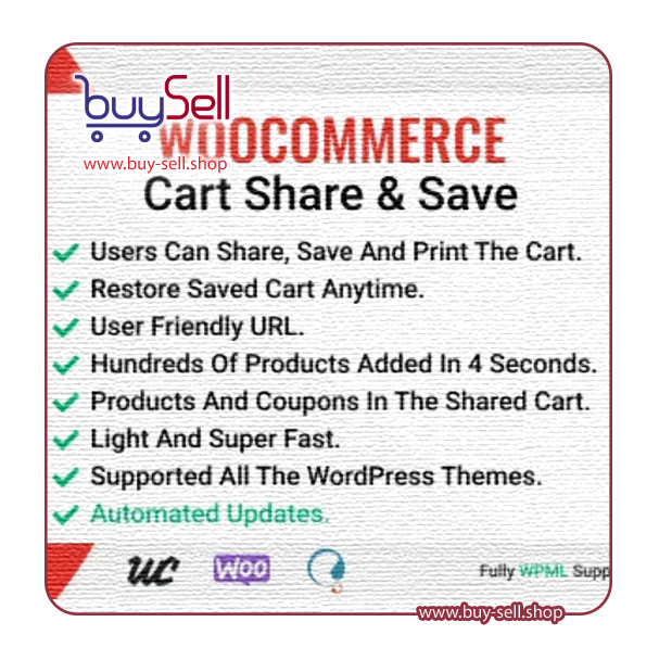 دانلود افزونه WooCommerce Cart Share and Save