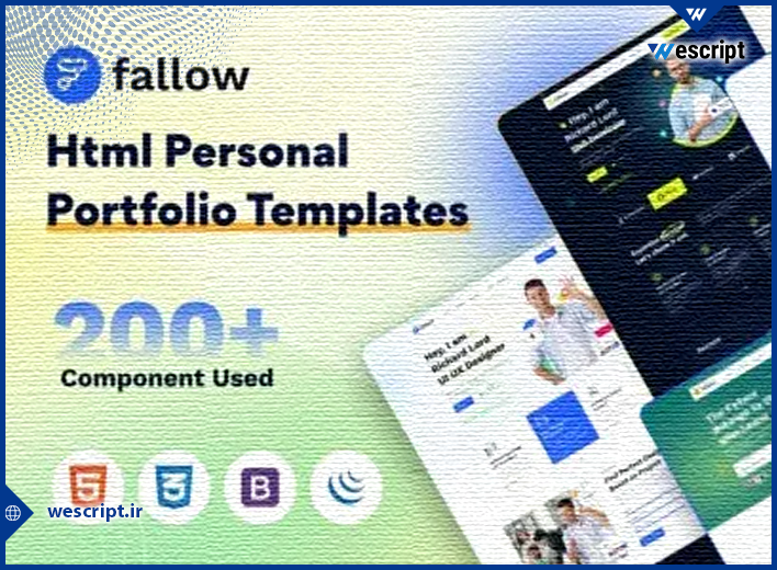 Fallow Personal Portfolio and Resume HTML Template