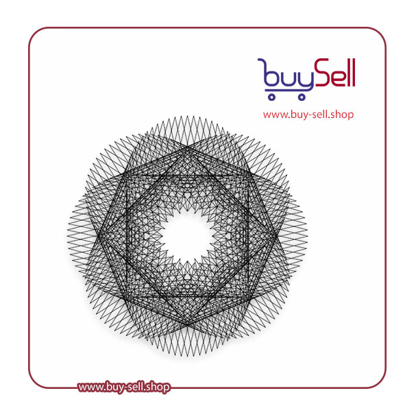Mandala geometric shapes vector code 8