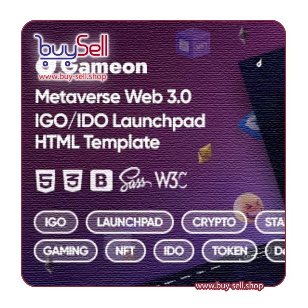 Download Gameon HTML Metaverse template