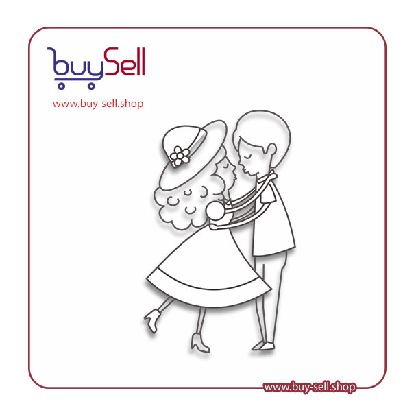Lovers couple character vector code 7