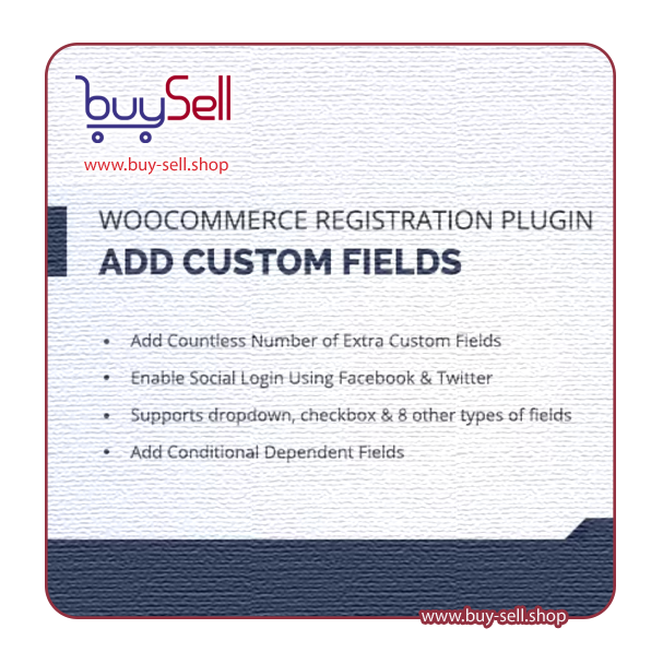 دانلود افزونه WooCommerce Registration Fields