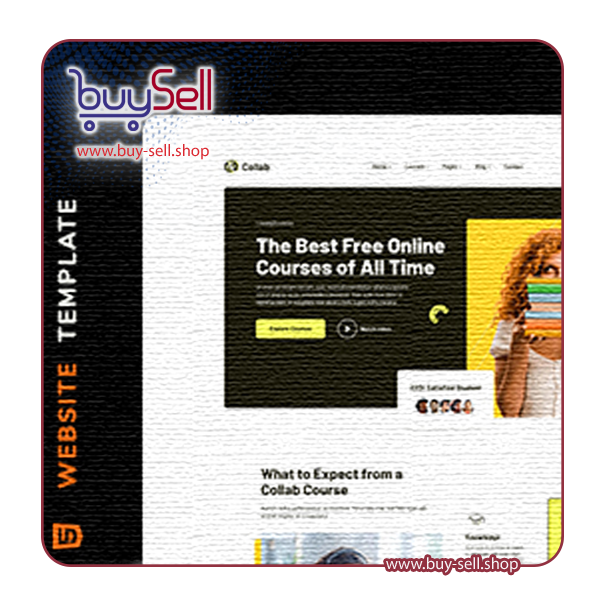 Download the Collab HTML Educational Website Template