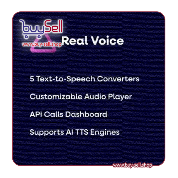 Real Voice plugin AI powered text to speech plugin for WordPress