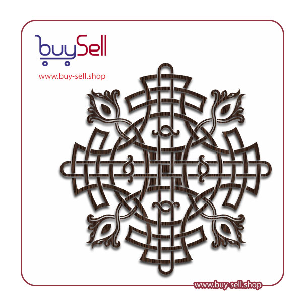 Editable vector of Tazhib design – model 029
