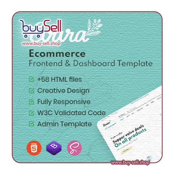 Evara is a Bootstrap-based eCommerce template with an integrated admin panel