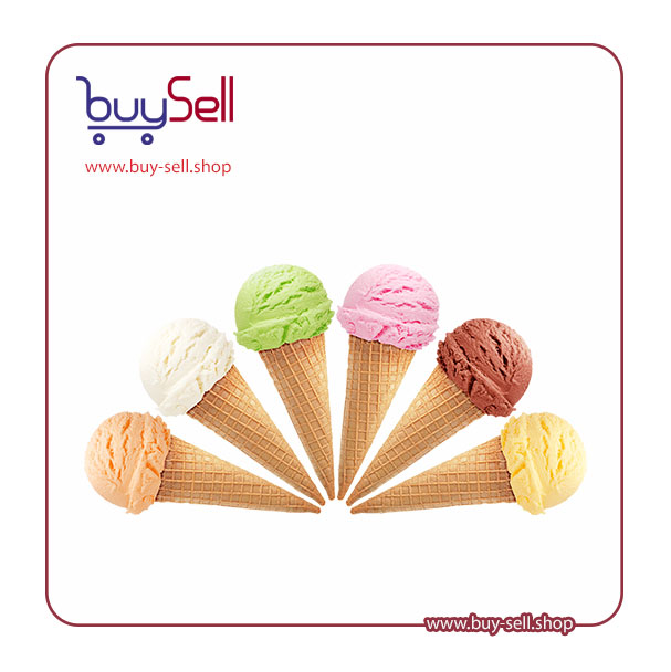 High-quality background-free image of a cone ice cream