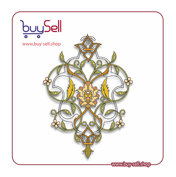 طرح تذهیب اسلیمی کد 1048