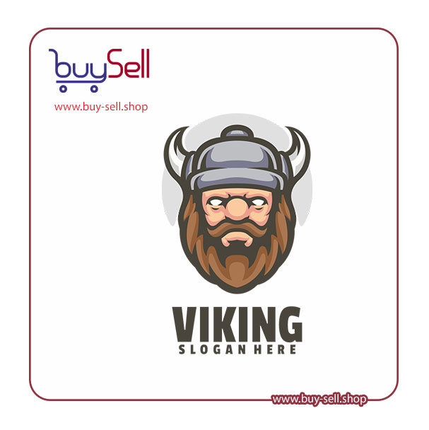 Editable vector of logo – code: viking-mascot-logo-design