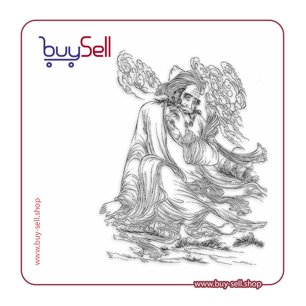Editable vector of Leyli and Majnun miniature – code 6