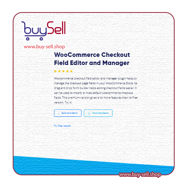 Download the WooCommerce Checkout Field Editor and Manager Premium plugin