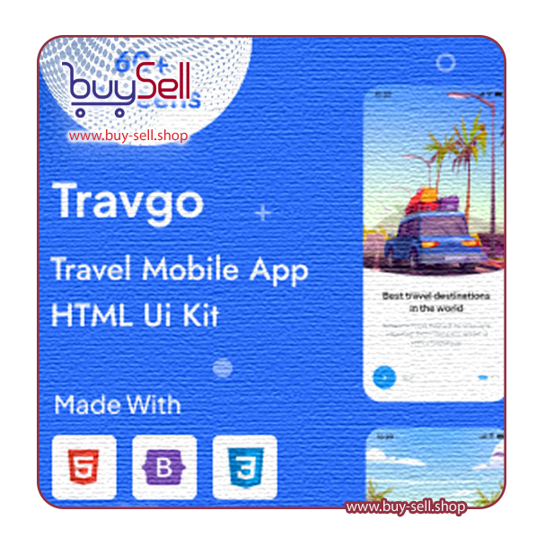 Download Travgo Template - HTML Mobile App Template