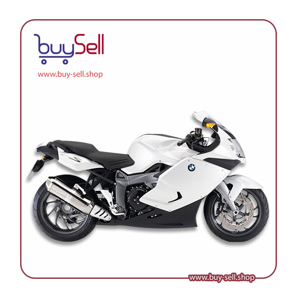 I need a PNG image of a white BMW K1300S sports motorcycle