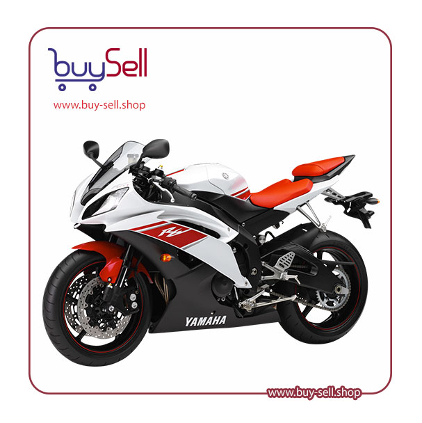 I need a PNG image of a white Yamaha YZF R6 sports motorcycle