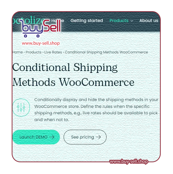 Octolize Conditional Shipping Methods WooCommerce