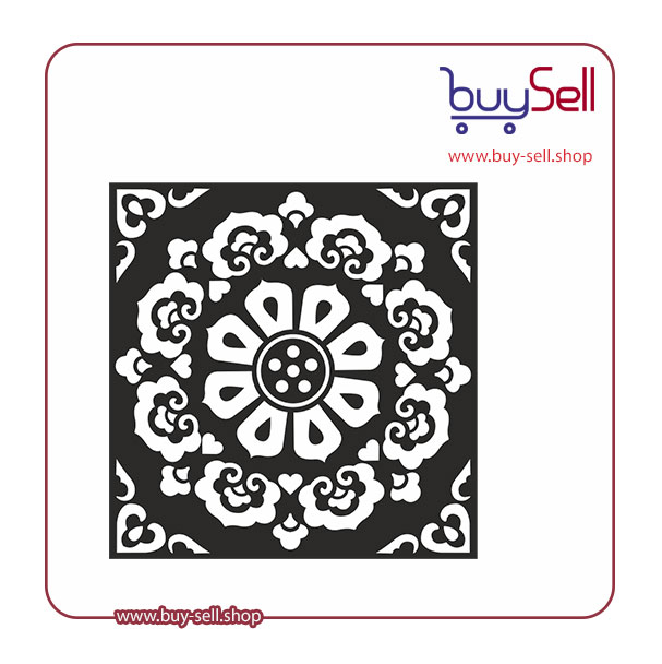 Editable layered black and white pattern vector – code 9