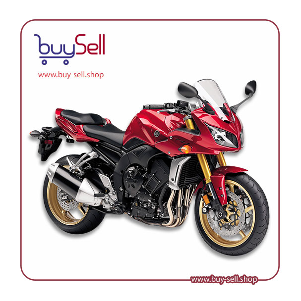 I need a PNG image of a red Yamaha FZ1 motorcycle