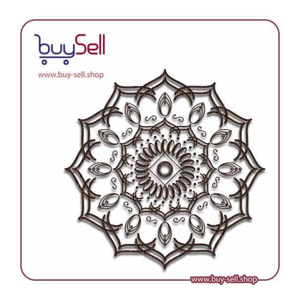 Editable vector of Tazhib design – model 040