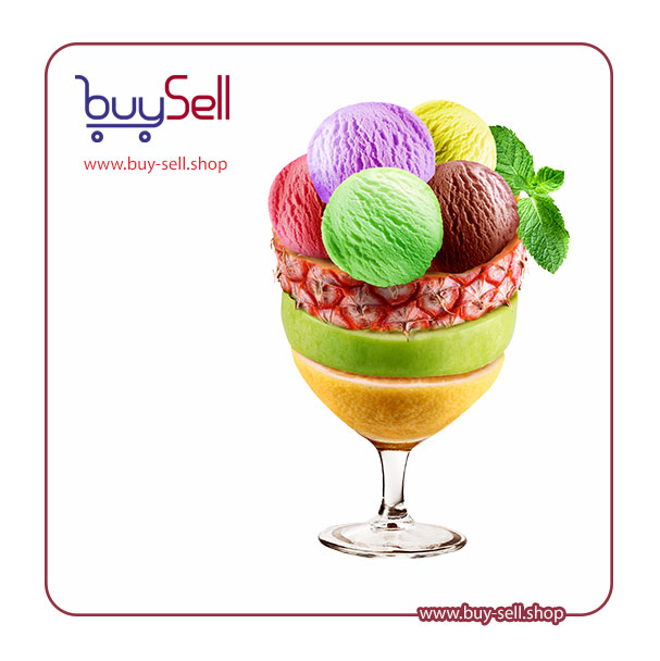High-quality image of fruit ice cream
