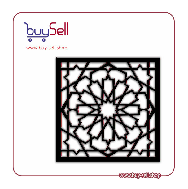 وکتور طرح تذهیب اسلیمی گره چینی کد 1