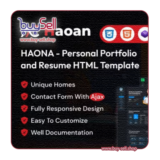 Download HAONA – HTML Resume and Portfolio Template