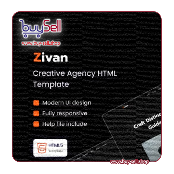 Zivan Creative Corporate Website HTML Template
