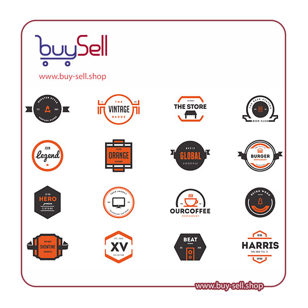 Editable vector of logo – code: Vintage_Labels