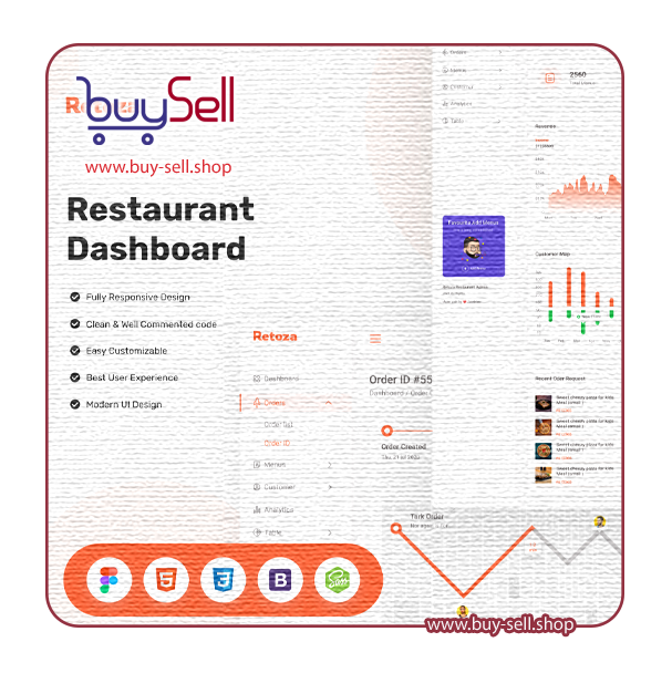 Retoza restaurant dashboard