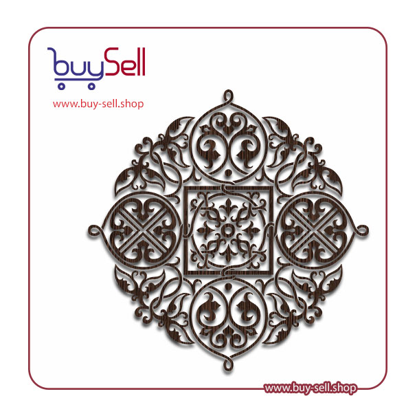 Editable vector of Tazhib design – model 024