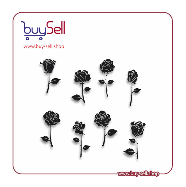 Black rose vector code 1