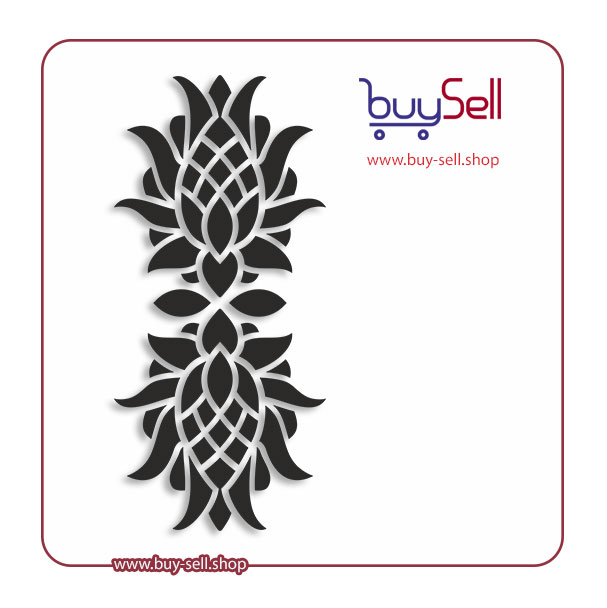 Editable vector of Tazhib pattern – code 1